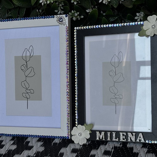 Handmade photo frames new, personalized and decorated