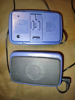 Sony SRS-22 Dual Speaker System μεταχειρισμένο, φορητό Surround Sound Walkman vintage