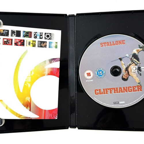 Cliffhanger DVD like new, action genre, English without subtitles