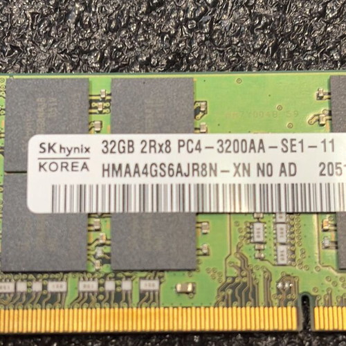 32GB DDR4 Samsung PC4-3200AA SO-DIMM memory like new