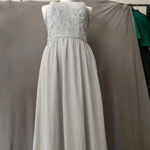 Maxi formal dress grey size S like new