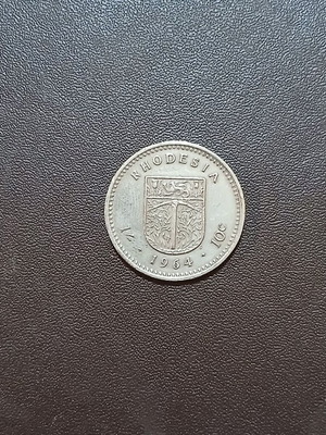 Rhodesia 1964 10 Cents coin