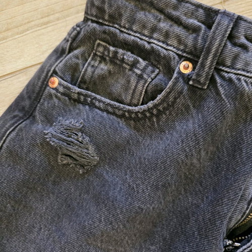 Tally Weijl black low rise slim fit jeans used, size 34
