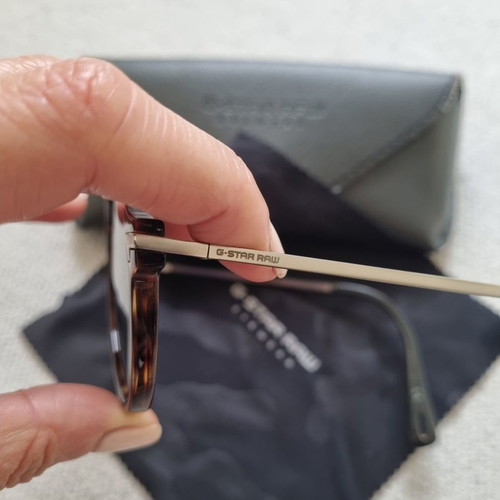 G-Star Raw aviator sunglasses like new with brown acetate frame