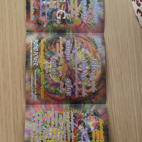 Vintage Rave Flyer and Trancemedia Sticker like new, 90s Goa Trance