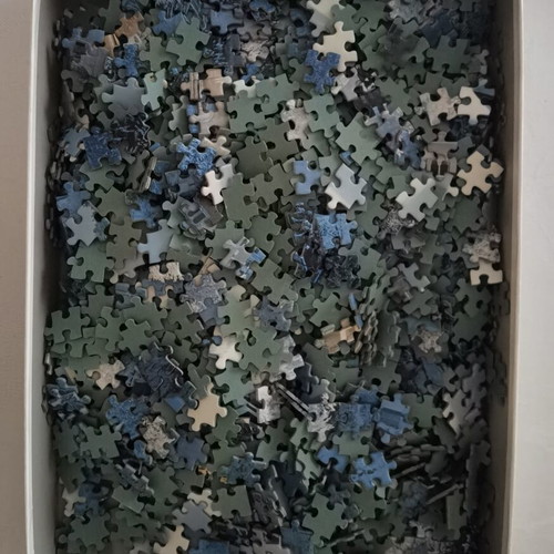 Neuschwanstein Castle Ravensburger puzzle used, 1500 pieces