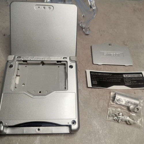 Gameboy Advance SP shell silver new