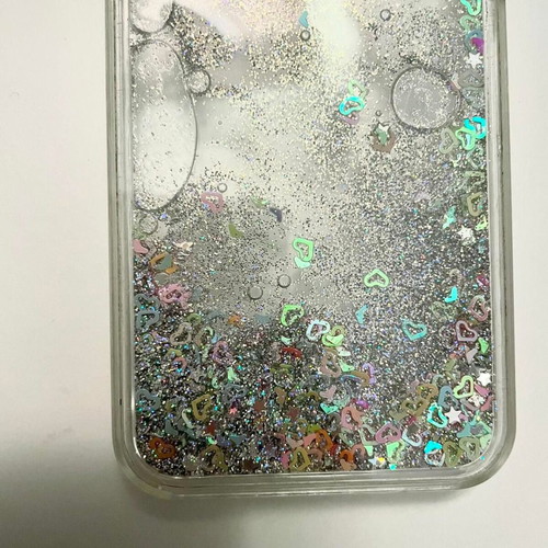 iPhone 5/5s/5SE case like new with glitter and reinforced material