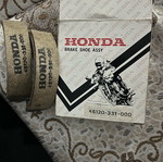 Brake shoes for Honda Astrea Grand tambour new genuine