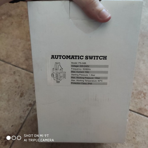 Electronic water pressure controller for water pumps PS-04B new