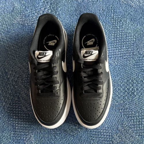 Nike Court Vision Alta women's sneakers, black, size 37.5