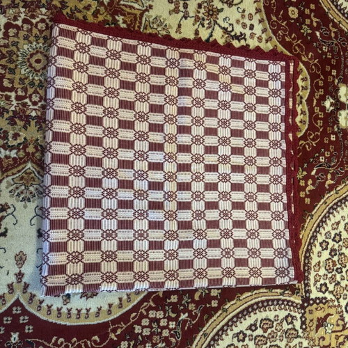 Woven tablecloth new with handmade lace 1.50x1.50