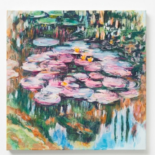 Oil painting inspired by Claude Monet 30x30cm new