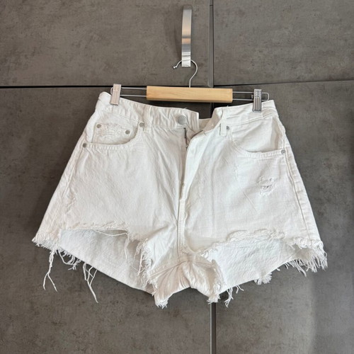 Jean shorts Zara white, like new, size M 38 10