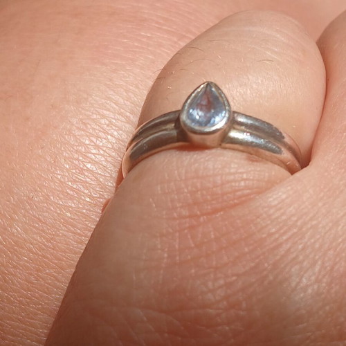 925 silver small ring, 16mm