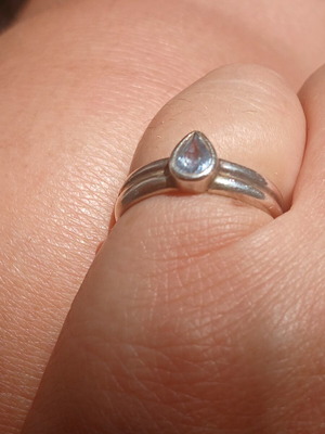 925 silver small ring, 16mm