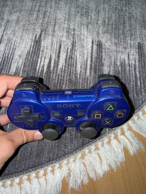 Sony PS3 controller blue used