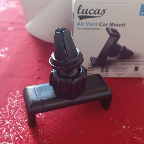 Lucas Car Phone Mount New, 360° Rotation, Air Vent Holder