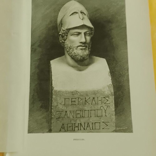 Ξύλογραφη απεικόνιση Περικλής 1880, 26,5x19 εκ.