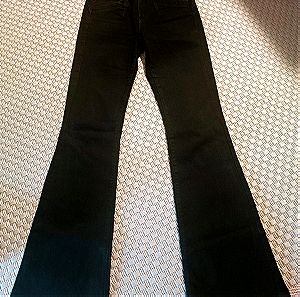 Γυναικείο μαύρο jeans Bell bottom -S