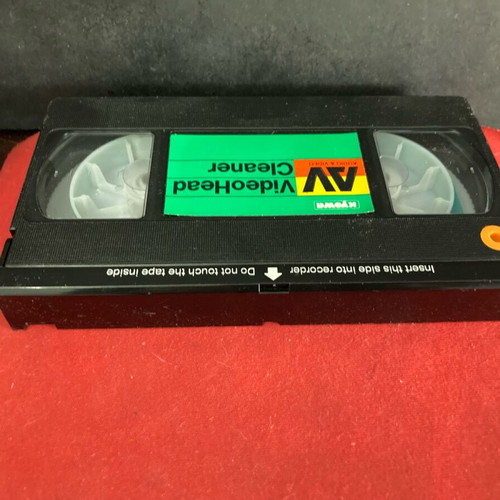 Video head cleaner cassette used