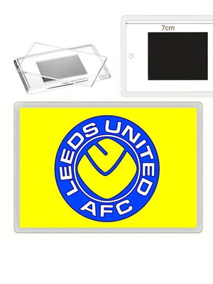 Leeds United Fridge Magnet with Acrylic Photo Frame new