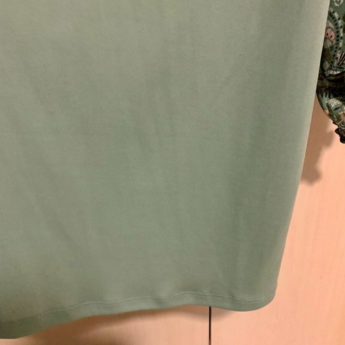 Stradivarius boho dress like new, green multicolor, size M
