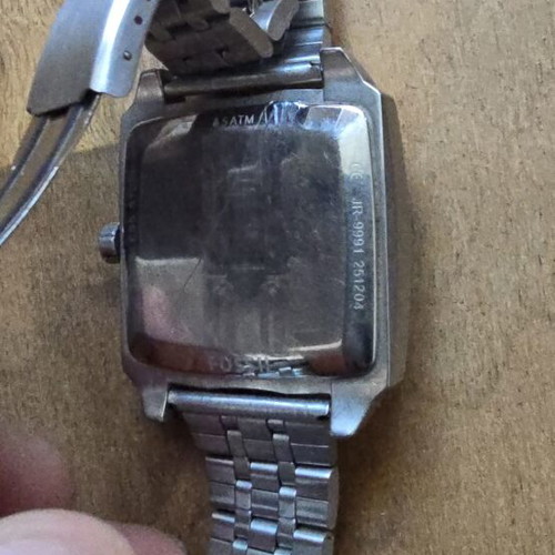 Fossil men's watch like new with metal strap and new battery