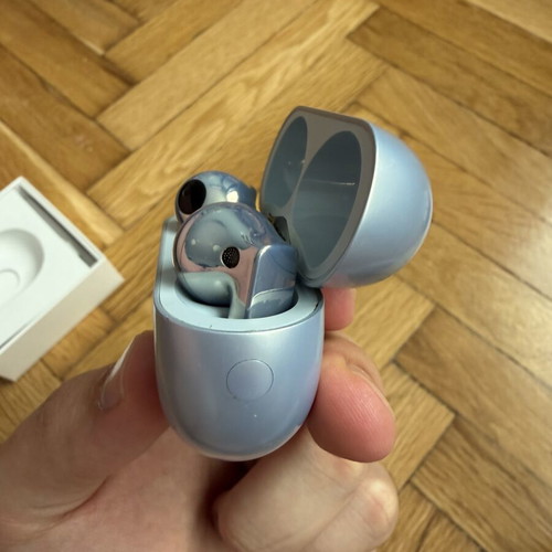 Huawei FreeBuds Pro 2 wireless earbuds used, Silver Blue