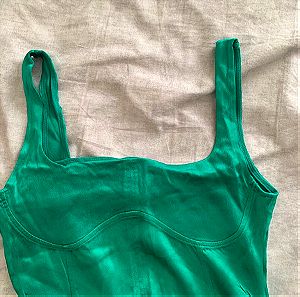 Green corset top