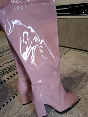 Luigi tall boots pink like new, size 36