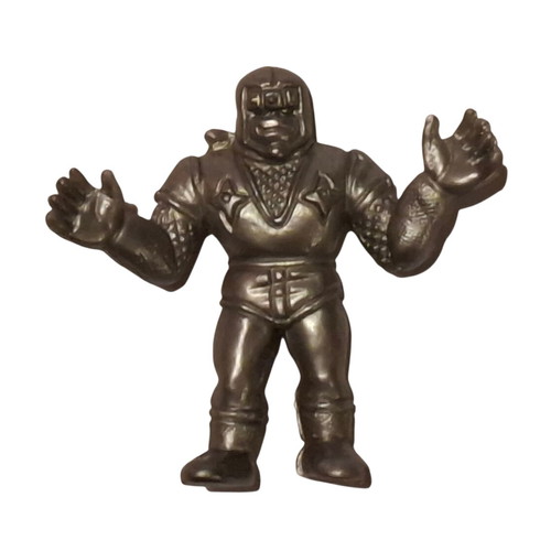 Vintage El Greco Exogini Cosmix Rambo silver figure used, 80s