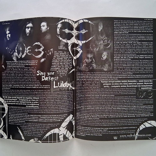 The Bloodcult 4 Greek fanzine used