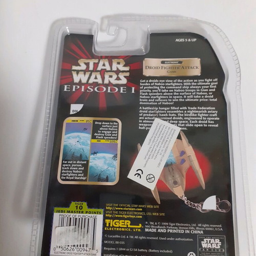 Star Wars Droid Fighter Attack (Tiger) 1999 electronic handheld game new