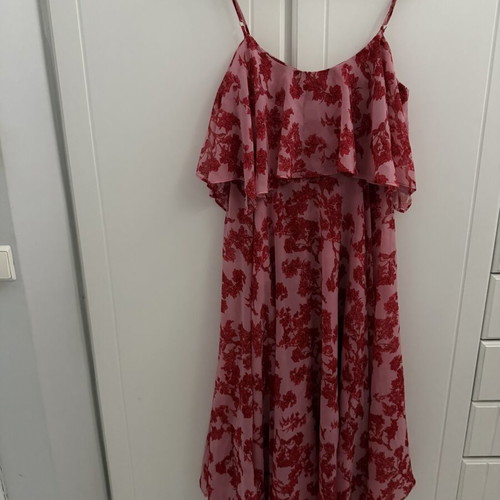Vassia Kostara dress 2025, like new, airy asymmetrical pink