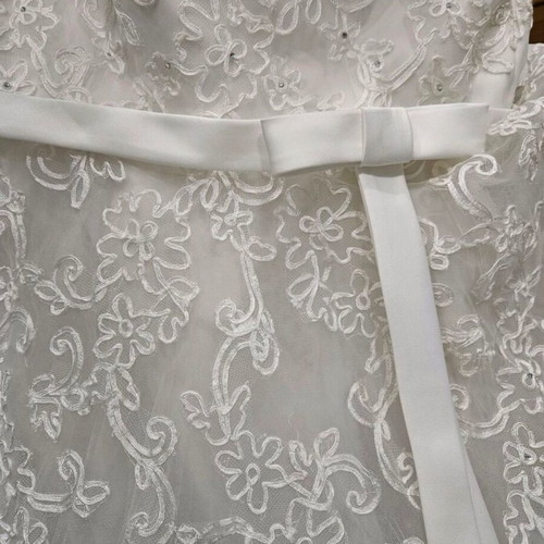 Maggie Sottero wedding dress used, white lace, size 10