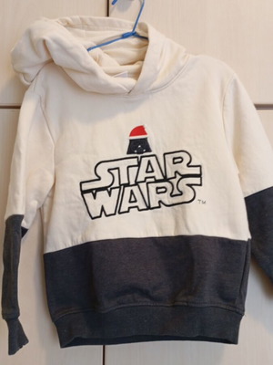 Star Wars hoodie 5 years like new, black and white