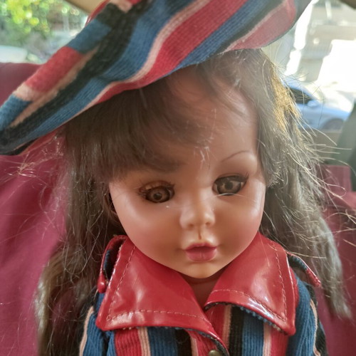 El Greco Katrin doll used, 1970s, approx. 40 cm