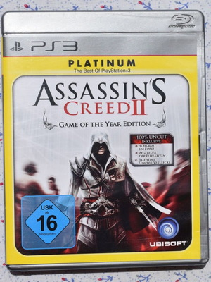 Assassin's Creed II Game of the Year Edition Platinum for PlayStation 3 like new