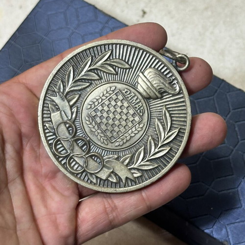 Vintage medal of Greece 1982 chess olympiad by DAMAS used