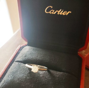 CARTIER δαχτυλίδι με διαμάντι