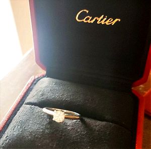 Cartier δαχτυλίδι με διαμάντι