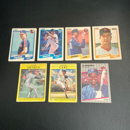 Baseball Cards used, authentic