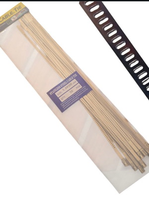 Cable ties A 4.6 x 300mm inox set of 20 new