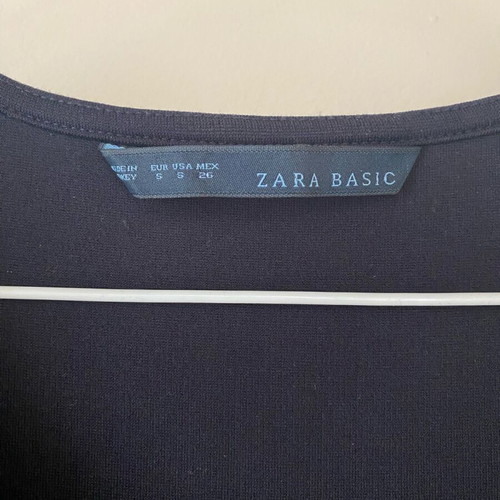 Zara navy blue dress size S like new