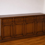Sideboard from solid oak like new, 2 meters