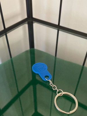 Μπρελόκ σουπερμάρκετ καινούργιο 3D printed νόμισμα για καρότσι