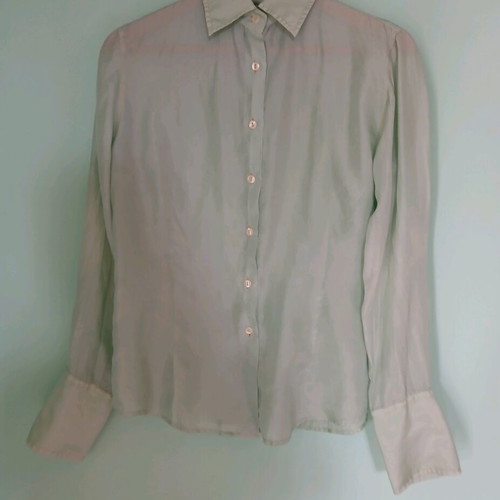 Robert Friedman silk shirt mint color size M like new