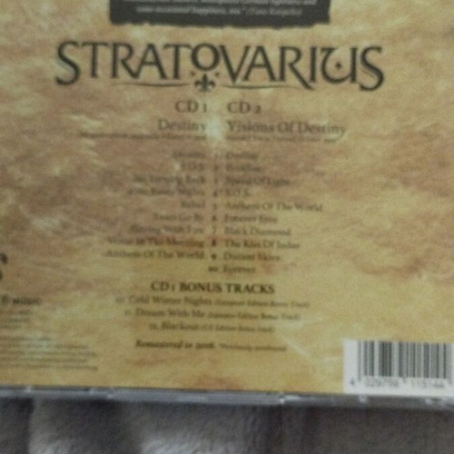 Stratovarius Destiny 2CD like new, metal