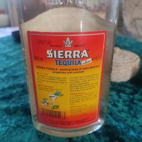 Serra Tequila Silver collectible sealed new